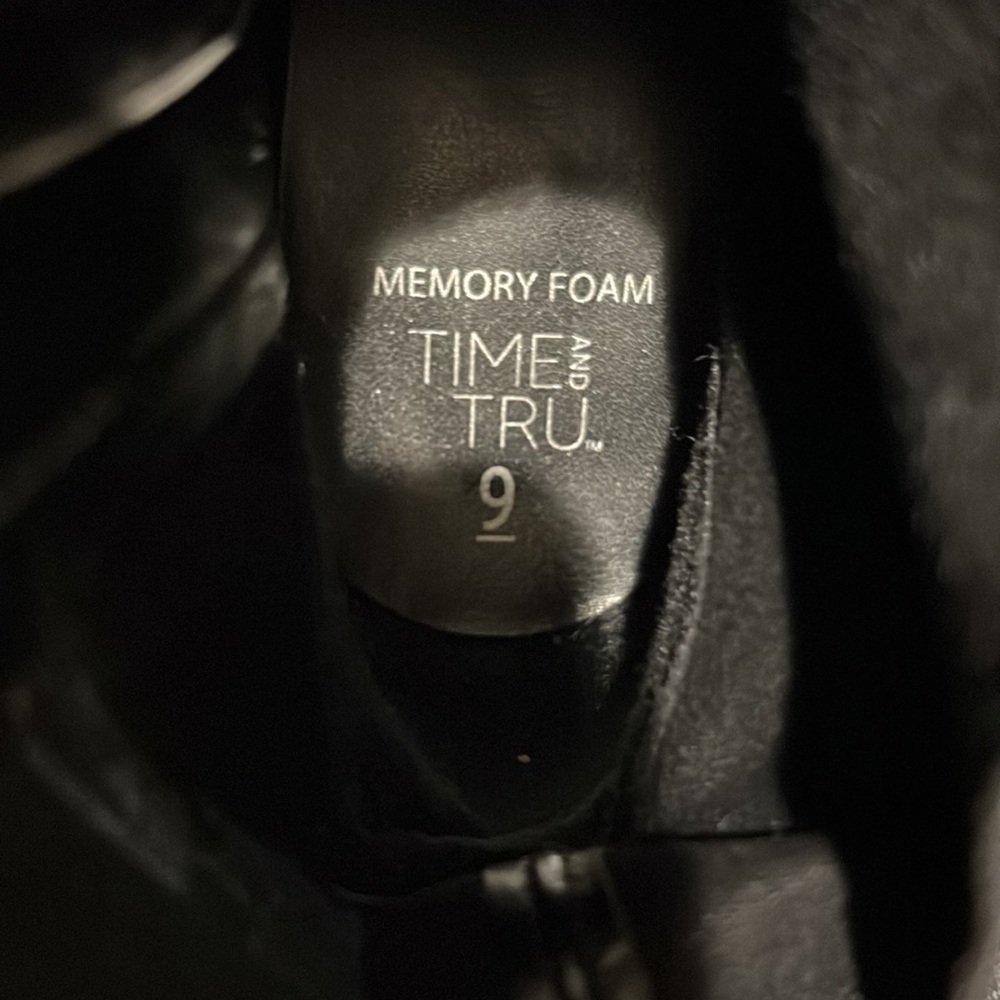 Time and Tru black booties - Picture 4 of 4